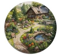 Cottage Rustique 1000 Piece Science Fiction Jigsaw Puzzle for Adults Challenging Game Stress Relief Puzzle Cultivate The Spirit of Teamwork for Family Decorations 1000pcs (67.5x67.5cm)