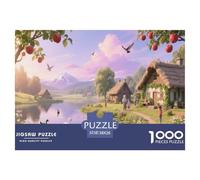 Cottage Rustique | Paisible Puzzle 1000 Pièces, Défi Captivant Jouet Amusant pour Adultes Et Enfants Jeu Éducatif Décor Mural & Cadeau Premium 38x26cm/1000pcs