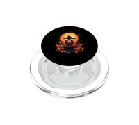 Cottagecore Aesthetic Bouddha Mushroom Head Goblincore PopSockets PopGrip pour MagSafe
