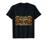 Cottagecore Arbre Mendous Woodcut Nature Pun Design Graphique T-Shirt