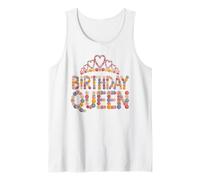 Cottagecore Birthday Queen Grand-Mam Celebrate Maman Made in Débardeur