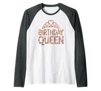 Cottagecore Birthday Queen Grand-Mam Celebrate Maman Made in Manche Raglan