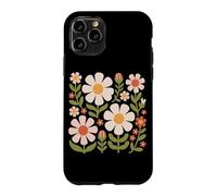 Cottagecore Boho Flowers Botanical Nature Graphique de Fleurs Sauvages Coque pour iPhone 11 Pro
