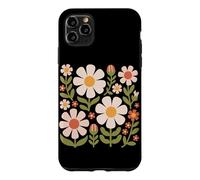 Cottagecore Boho Flowers Botanical Nature Graphique de Fleurs Sauvages Coque pour iPhone 11 Pro Max