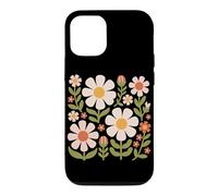 Cottagecore Boho Flowers Botanical Nature Graphique de Fleurs Sauvages Coque pour iPhone 12/12 Pro