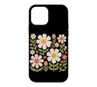 Cottagecore Boho Flowers Botanical Nature Graphique de Fleurs Sauvages Coque pour iPhone 12 Mini