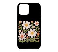 Cottagecore Boho Flowers Botanical Nature Graphique de Fleurs Sauvages Coque pour iPhone 12 Pro Max