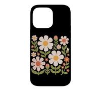 Cottagecore Boho Flowers Botanical Nature Graphique de Fleurs Sauvages Coque pour iPhone 14 Pro Max