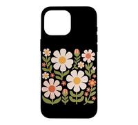 Cottagecore Boho Flowers Botanical Nature Graphique de Fleurs Sauvages Coque pour iPhone 16 Pro Max