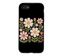 Cottagecore Boho Flowers Botanical Nature Graphique de Fleurs Sauvages Coque pour iPhone SE (2020) / 7/8
