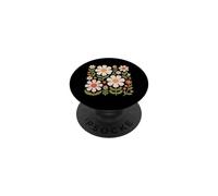 Cottagecore Boho Flowers Botanical Nature Graphique de Fleurs Sauvages PopSockets PopGrip Adhésif