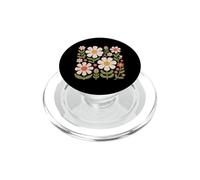 Cottagecore Boho Flowers Botanical Nature Graphique de Fleurs Sauvages PopSockets PopGrip pour MagSafe