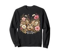 Cottagecore Botanique Chaton Mignon Sweatshirt