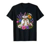 Cottagecore Bouquet de Fleurs Sauvages Jardin Floral T-Shirt