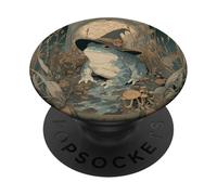 Cottagecore Coque de Protection en Forme de Grenouille de sorcière PopSockets PopGrip Adhésif