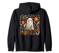 Cottagecore Fantôme Rustique et Fleurs d'automne Sweat à Capuche