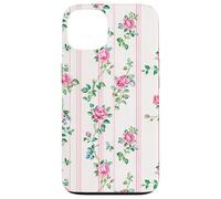 Cottagecore Floral Charm Romantic Pink Roses Coque pour iPhone 13