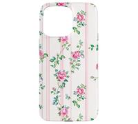 Cottagecore Floral Charm Romantic Pink Roses Coque pour iPhone 15 Pro Max