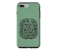 Cottagecore Folk Art Floral Garden Grow Design inspirant Coque pour iPhone 7 Plus/8 Plus