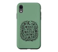 Cottagecore Folk Art Floral Garden Grow Design inspirant Coque pour iPhone XR