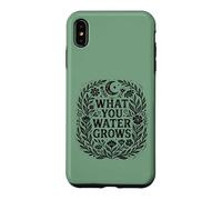 Cottagecore Folk Art Floral Garden Grow Design inspirant Coque pour iPhone XS Max