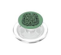 Cottagecore Folk Art Floral Garden Grow Design inspirant PopSockets PopGrip pour MagSafe