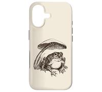 Cottagecore Frog and Mushroom Vintage Aesthetics Coque pour iPhone 17