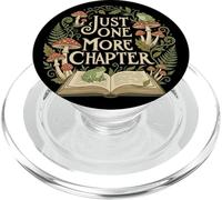 Cottagecore Frog Mushroom Green Just One More Chapter Book PopSockets PopGrip pour MagSafe