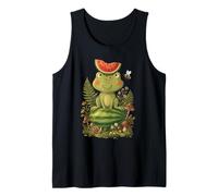 Cottagecore Grenouille Pastèque Esthétique Summer Goblincore Débardeur