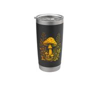 Cottagecore Nature Forest Garden Lover Champignon Gobelet isotherme en acier inoxydable double paroi