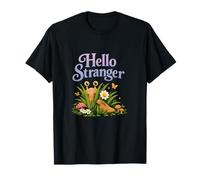 Cottagecore Slug Life Hello Stranger Citation T-Shirt