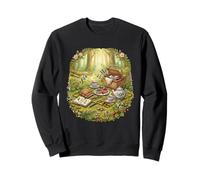 Cottagecore Tarte à thé et Baies Motif forêt Sweatshirt