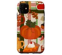 cottagecore Thanksgiving Cosy Hygge Champignon thé Citrouille Coque pour iPhone 11