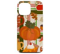 cottagecore Thanksgiving Cosy Hygge Champignon thé Citrouille Coque pour iPhone 13 Pro Max