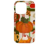 cottagecore Thanksgiving Cosy Hygge Champignon thé Citrouille Coque pour iPhone 14 Pro