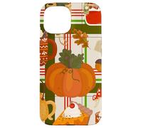 cottagecore Thanksgiving Cosy Hygge Champignon thé Citrouille Coque pour iPhone 15