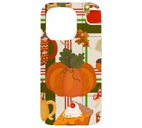 cottagecore Thanksgiving Cosy Hygge Champignon thé Citrouille Coque pour iPhone 15 Pro