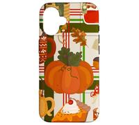 cottagecore Thanksgiving Cosy Hygge Champignon thé Citrouille Coque pour iPhone 16