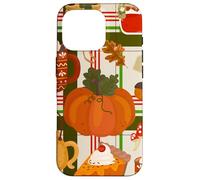 cottagecore Thanksgiving Cosy Hygge Champignon thé Citrouille Coque pour iPhone 16 Pro