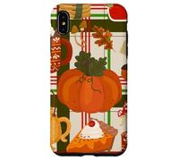 cottagecore Thanksgiving Cosy Hygge Champignon thé Citrouille Coque pour iPhone XS Max