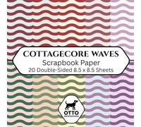 Cottagecore Waves Scrapbook Paper: Double-Sided Craft Paper for Scrapbooking, Junk Journals, Card Making, Origami, DIY Projects and Mixed Media
