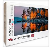 Cottagee Puzzle 2000 Pièces Adultes, CôTier Puzzle Bois 99x70cm, Adultes Jeu éducatif Défi énigme avec Une Boîte d'emballage Exquise, Jeu Relaxant Détente Collection, pour Decoration Chambre, K-5343