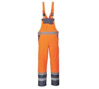 Cotte à bretelles Haute Visibilité Portwest Bicolore Respirante Orange Fluo S