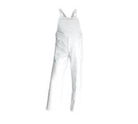 Cotte bretelles braguette boutons BROSSE BLANC - LMA LEBEURRE - 300344 S