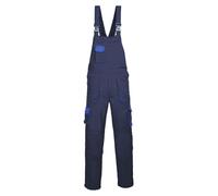 Cotte à bretelles Portwest TEXO CONTRAST Bleu Marine Poches Bleues 4XL