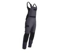 Cotte bretelles bicolore AZOTE GRIS NOIR - LMA LEBEURRE - 3024 S