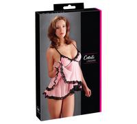 Cottelli - Babydoll sexy à volants - lingerie femme - XXL