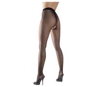 Cottelli - Bas jarretières effet satin - noir - M