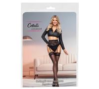 Cottelli - Bas soyeux (noir)