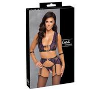 Cottelli BONDAGE 22144401051 Ensemble soutien-gorge Noir/Violet XL